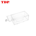 Clear Acrylic  Tissue Dispenser Box Cover Holder For Bathroom